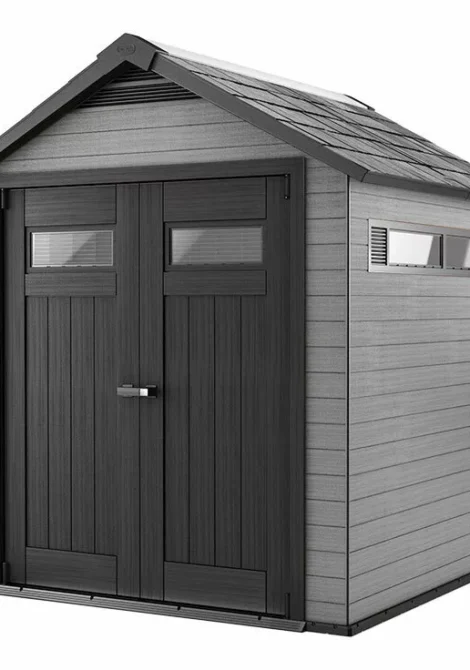 Хозблок из ДПК Fusion 757 серый