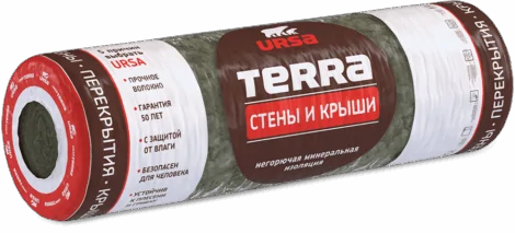 Урса ТЕРРА Стены и Крыши (4000*1220*150) 4,88м2; 0,732м3 (30) 2095804