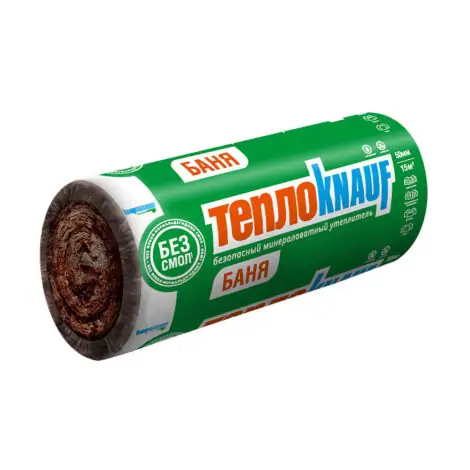 ТеплоКнауф BANYA040ALUM TR 032 (50*1200*12500) 15м2; 0,75м3 (32) 587648