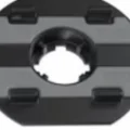 Вершина опоры для алюминиевой лаги HILST JOIST Pro. Резиновый слой, 4 зацепа.