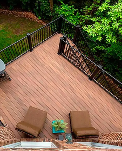 Террасная доска из ДПК CM-Decking Серия MIX 135х25х3000 мм Мербау