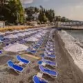 Шезлонг Nardi Eden с подлокотниками белый