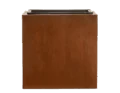 Кашпо TREEZ Effectory — Corten Steel — Куб — Кортеновская сталь — Бархатистая окись