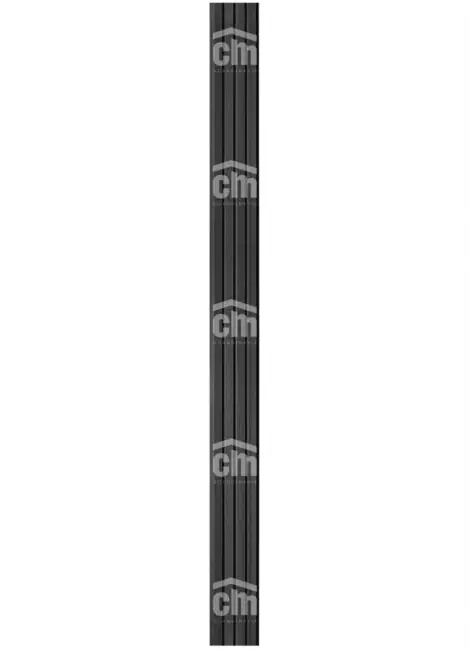 Реечная панель CM-Decking Wall 219х26х3000 Черное дерево